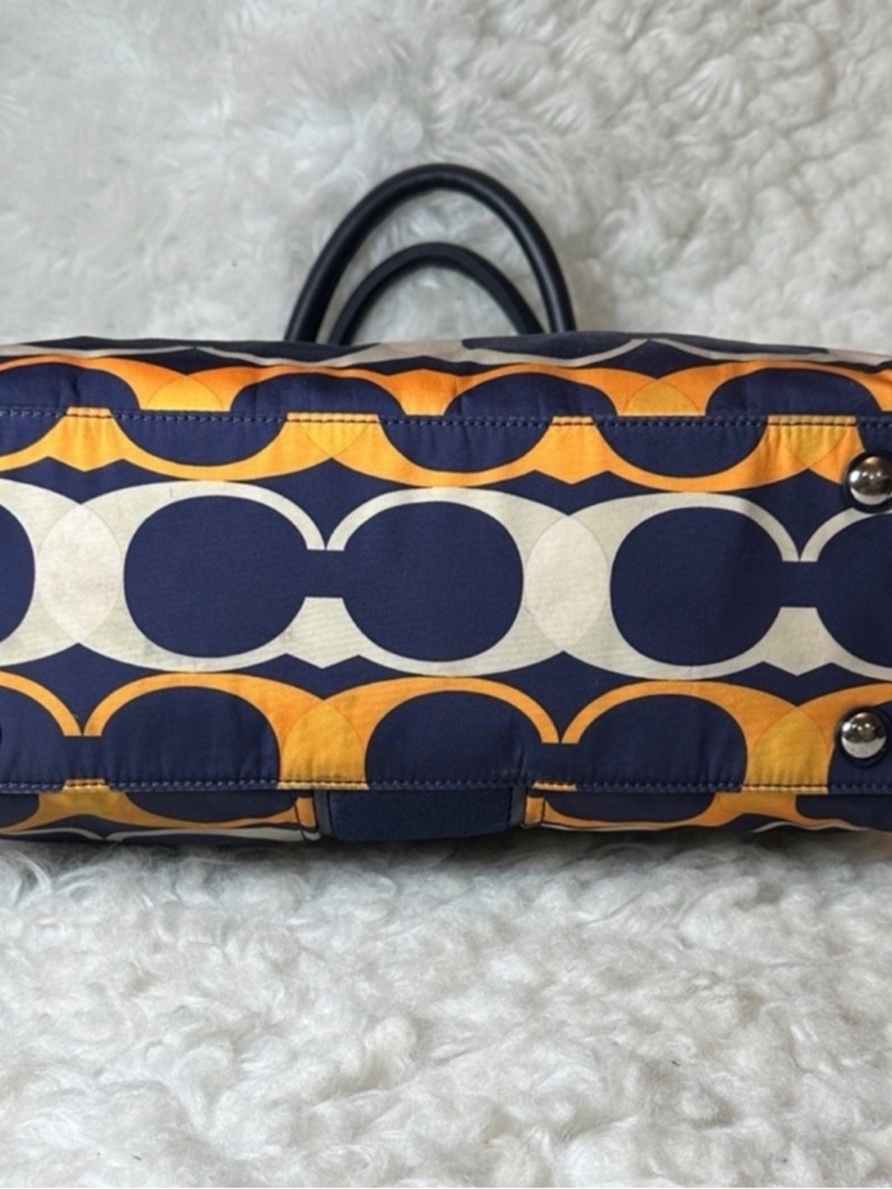 Coach 2013 Linear Satchel - Picture 4 of 12